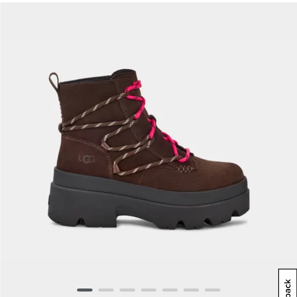 Lace up ugg boot